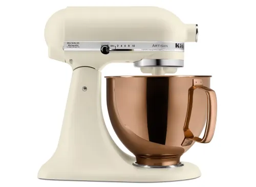 KitchenAid 5qt 10-Speed Stand Mixer with Copper Bowl Fresh Linen - Hearth & Hand™ with Magnolia: Metal, 325W, 22.8 lbs