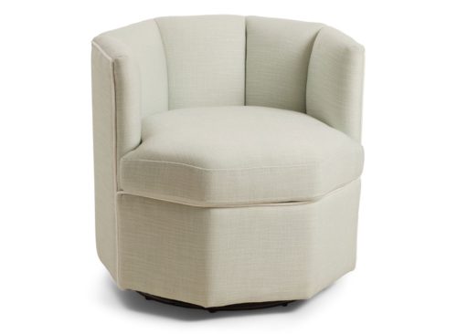 LILLIAN AUGUST 26x25 Swivel Accent Chair With Storage