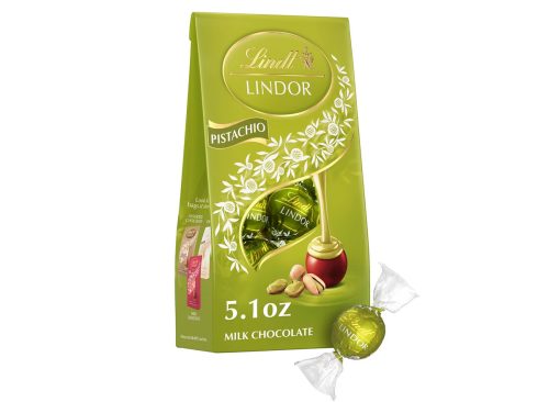LINDOR, Lindt Pistachio Chocolate Candy Truffles Bag - 5.1oz