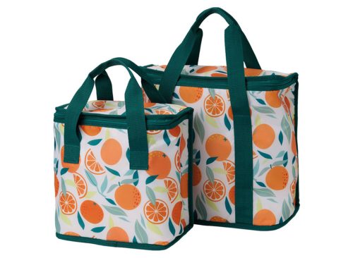 LS LIVE IN STYLE 2pc Cooler Bag - Oranges