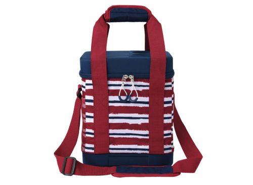 LS LIVE IN STYLE Flip Top Cooler - Red Stripe