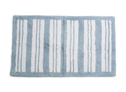 MADISON 20x34 Cotton Striped Tufted Bath Mat