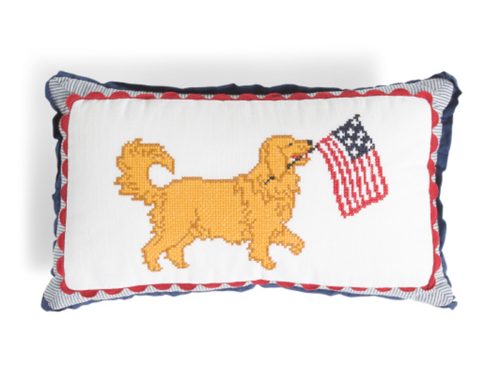 MARTHA STEWART 9x15 Americana Retriever Pillow