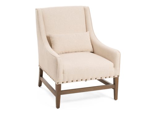 MERCANA 36in Kensington Fabric And Wood Accent Chair