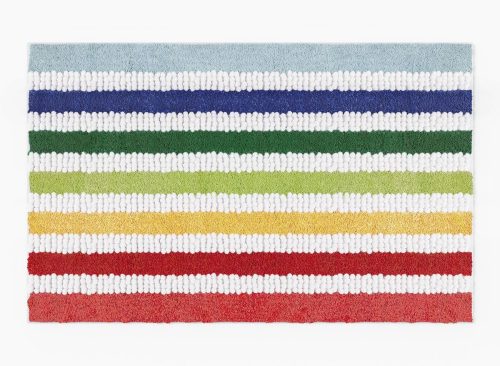 Mainstays Kids Vintage Stripe Bath Rug, 32" x 20"