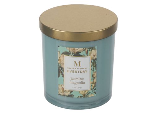 Martha Stewart Everyday Scented Jar Candle, Jasmine Magnolia, 9 oz