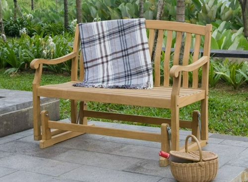 Member's Mark 4' Teak Glider Bench