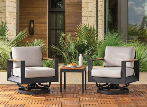 Member's Mark Vista Seating Set with Sunbrella Fabric, 3pc