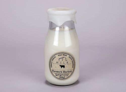 Milk Bottle Farmers Market Candle
