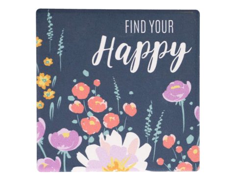 Motivational Stone Coasters, 3.75 in.
