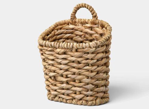 Natural Woven Hanging Basket - Threshold™