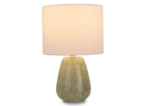 New! Green Sea Glass Table Lamp