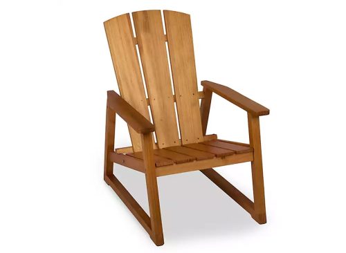 New! Natural Pinewood Adirondack Chair