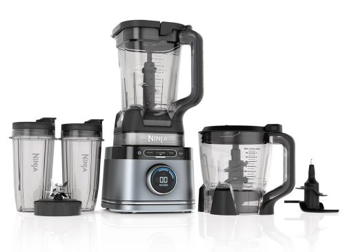 Ninja Detect Kitchen System 72-Oz Blender, 3 Speeds, Blend, Crush, Chop, Smoothies, BlendSense Technology, 1700PW, TB400 Silver