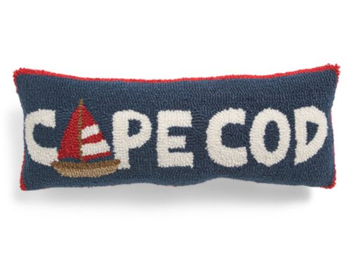 PEKING HANDICRAFT 9x22 Cape Cod Hooked Pillow