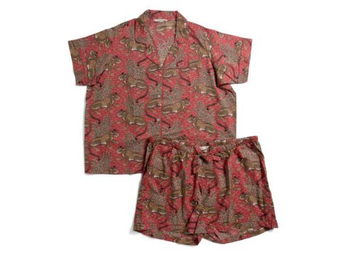PRINTFRESH 2pc Cotton Bagheera Short Pajama Set