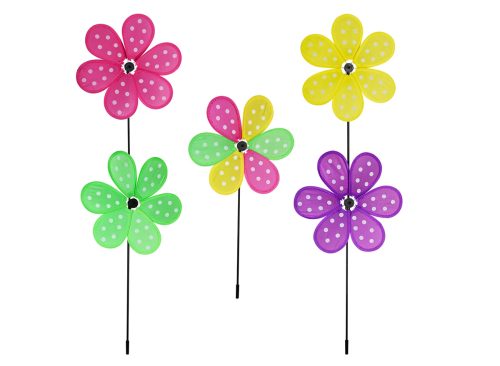Polka-Dot Garden Pinwheels
