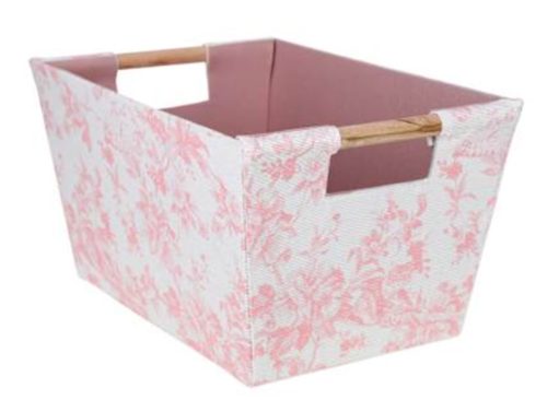 Printed Wood Handle Bin