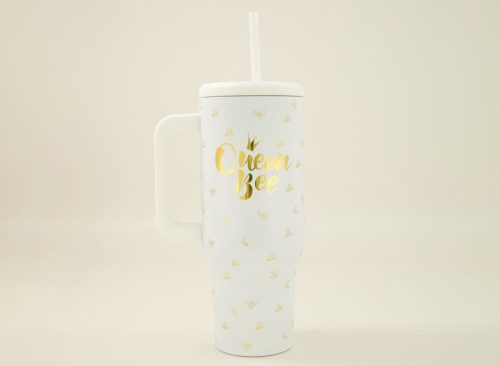 Queen Bee 40 Oz. Tumbler with Straw