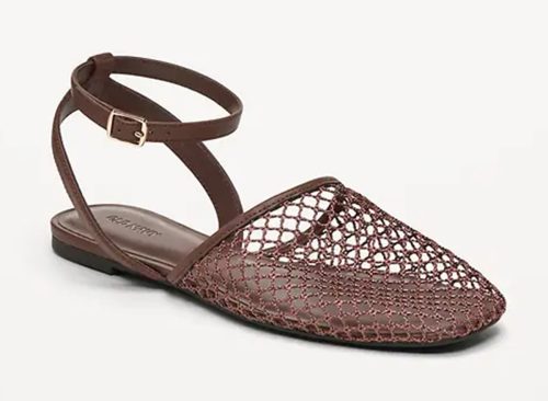 Raffia Slingback Flats for Women