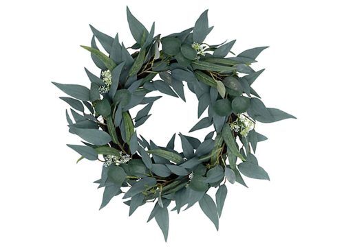 Red Shed 22 in. Artificial Olivia Eucalyptus Mixed Wreath