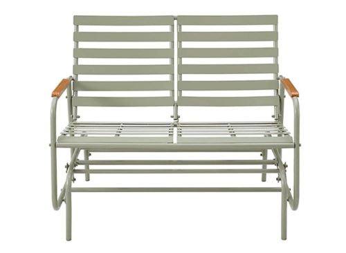 Red Shed 43 in. Riverside Double Shell Glider, Green