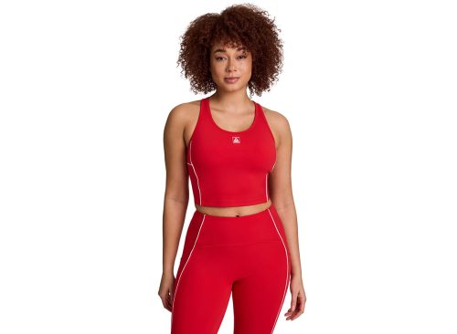 Reebok Women's Team Player Cropped Bra Tank with Removable Cups