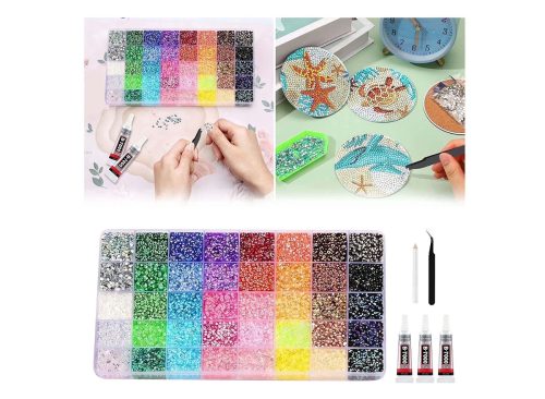 Resin Jelly Rhinestones Set for Bedazzling, Multicolor Flatback Gems for Diamond Art, Bedazzler Kit with 3Pcs Jewelry Glue,1 Pcs tweezers,1 Pcs Pickup Pen for Nail Art Crafting Book Makeup