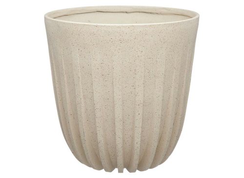 Ridge Corona Planter, 12 in, White