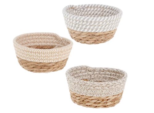 Round Woven Basket, Assorted Colors, 1-ct.