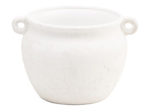 SAGEBROOK HOME 12.5in Indoor Outdoor Textured Stoneware Jug Planter