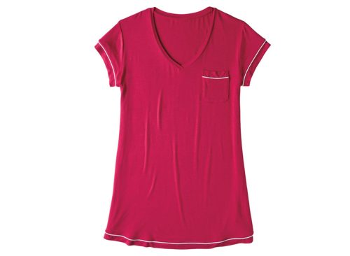 Serra Ladies Soft Sleep Shirt - Red, XL