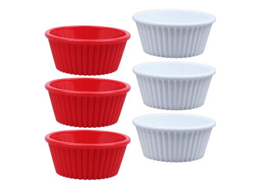 Solid Color Plastic Ramekins, 3-ct. Packs