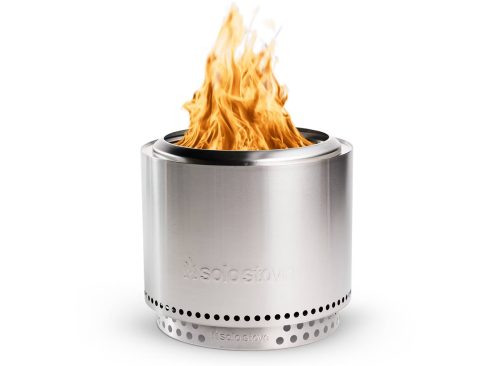 Solo Stove Bonfire 19.5" Smokeless Firepit and Stand Stainless Steel