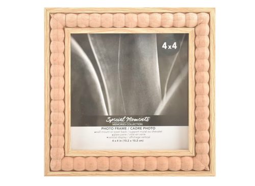 Special Moments 4x4 Wooden Beaded Photo Frame, 1-ct.