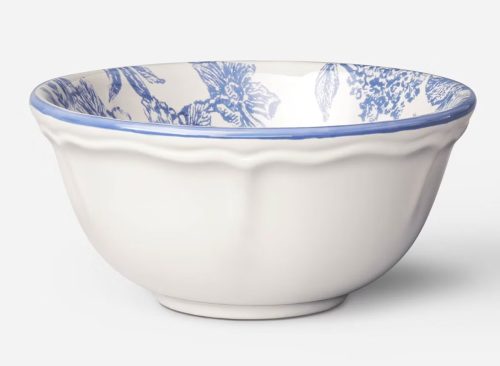 Stoneware Legacy Heirloom Dip Bowl Blue Floral Toile - Threshold™