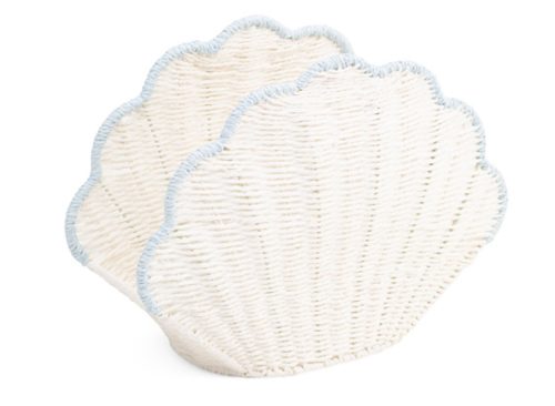 TAYLOR MADISON DESIGNS Shell Shaped Towel Storage Basket