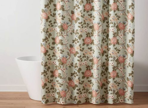 Toile Garden Floral Shower Curtain Sage - Threshold™