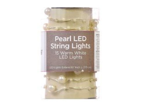 True Living Pearl Strand String Lights