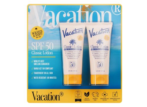 Vacation Classic Sunscreen Lotion, SPF 50, 6 fl oz Duo