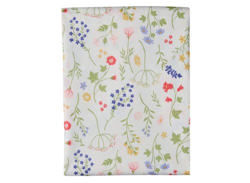 Vinyl Tablecloth - Colorful floral, 52"x70"