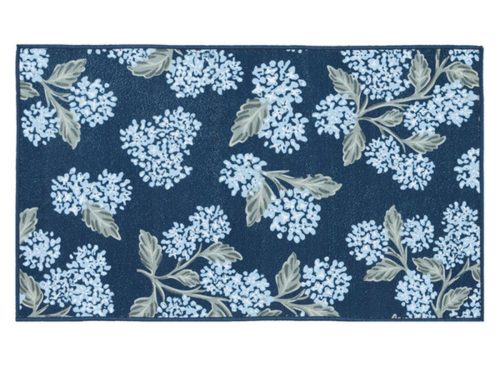 Washable Kitchen Mat - Hydrangeas