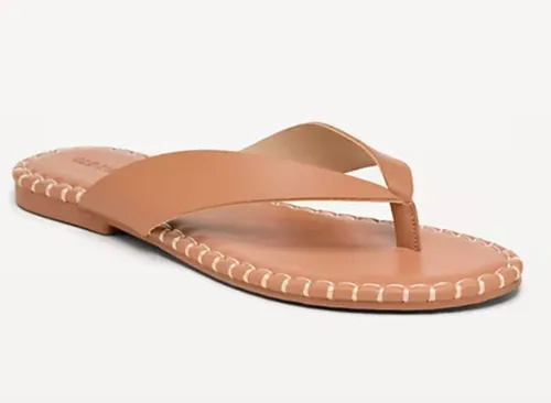 Whipstich Flip-Flops for Women