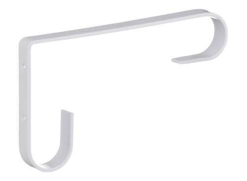 White Wall-Mounted Plant Bracket, 6 in