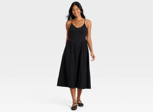 Women's Corset Sundress - A New Day™ Black M