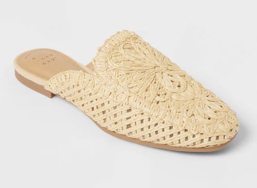 Women's Greta Shoes with Memory Foam Insole - A New Day™ Natural 8
