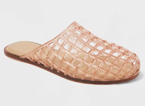 Women's Luciana Jelly Mule Shoes - A New Day™ Pink 6