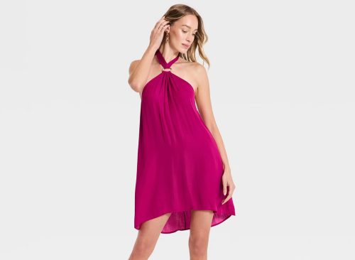 Women's Mini Dress - A New Day™ Dark Pink M
