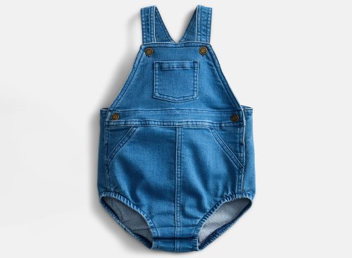 Wonder Nation Baby Boys Sleeveless Overall Romper, Sizes 0/3M-24M