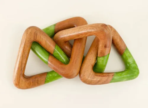 Wood and Resin Chain Links
